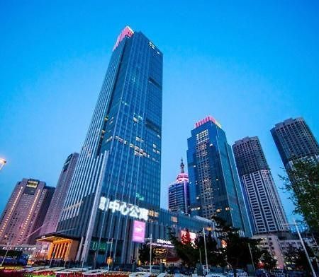 Qingdao Jinshan We+ Holiday Apartment Exterior foto