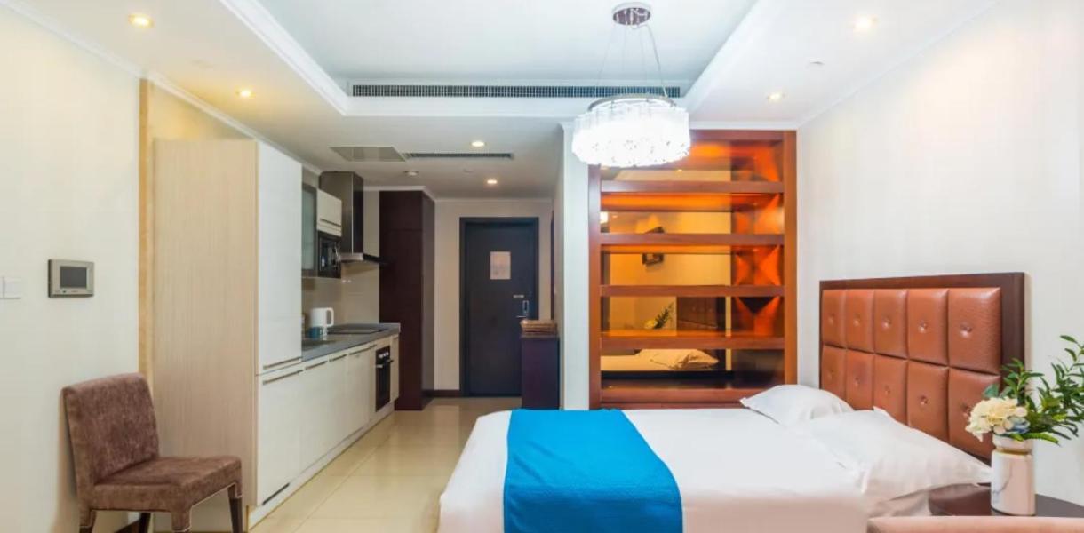 Qingdao Jinshan We+ Holiday Apartment Exterior foto