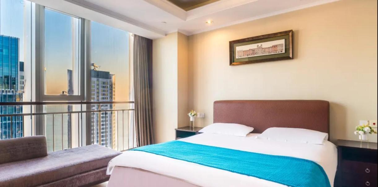 Qingdao Jinshan We+ Holiday Apartment Exterior foto