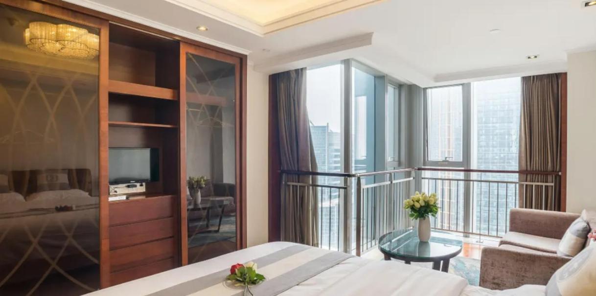 Qingdao Jinshan We+ Holiday Apartment Exterior foto